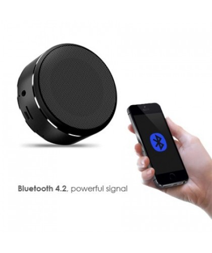 Mini Metal HiFi Bluetooth Speaker with Built-in Battery