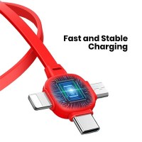 BLISS 3-in-1 Retractable USB Charging Cable