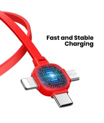 BLISS 3-in-1 Retractable USB Charging Cable