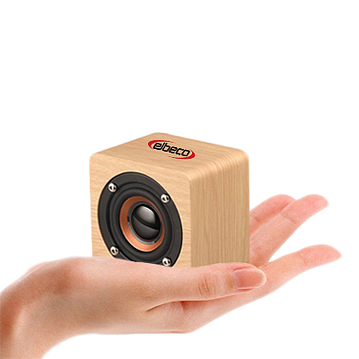 Mini Nelson Wooden Bluetooth Speaker - 400mAh Battery