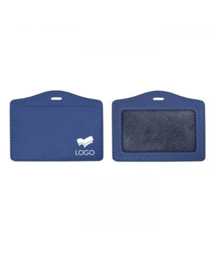 Genuine Leather ID Holder - Horizontal