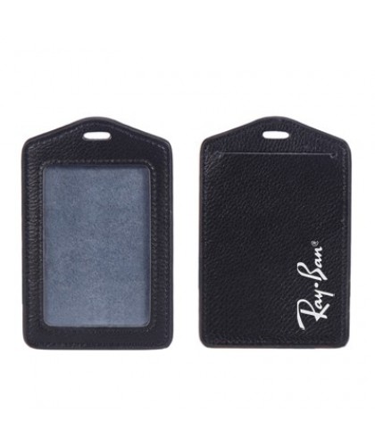 Genuine Leather ID Holder - Vertical