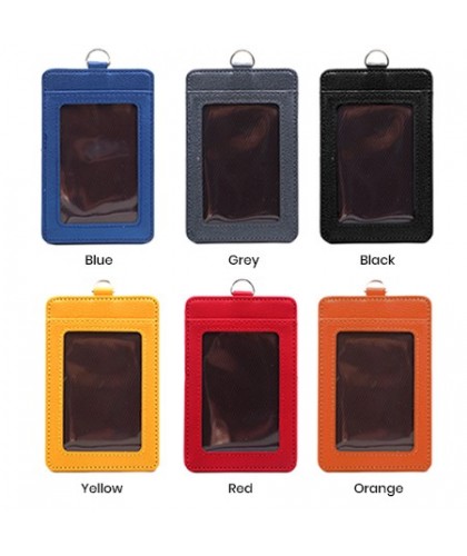 GEM Faux Leather Slim ID Tag Holder