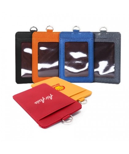 GEM Faux Leather Slim ID Tag Holder