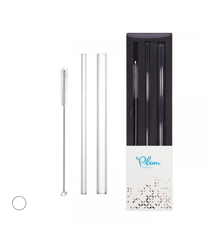 Premium 3-in-1 Glass Straw Gifts Set