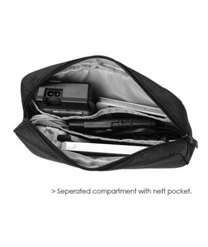 Water Repellent Travel Gadget Pouch - L Size