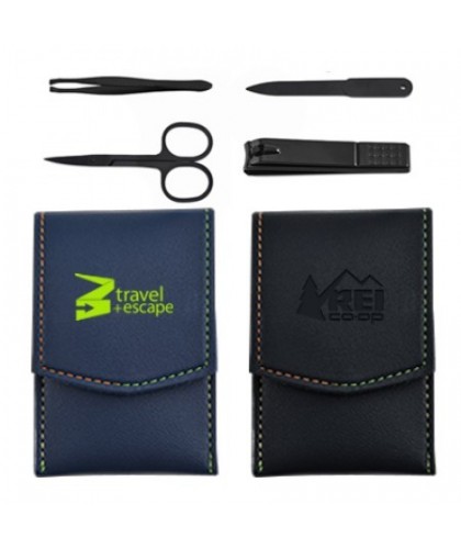 4-In-1 Manicure Set with PU Cover
