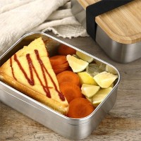 Bamboo SUS304 Lunch Box L Size - 1.5L