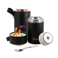 Stainless Steel Braised Thermos with Spoon - 600ml