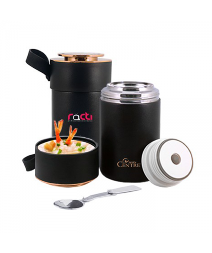 Stainless Steel Braised Thermos with Spoon - 600ml