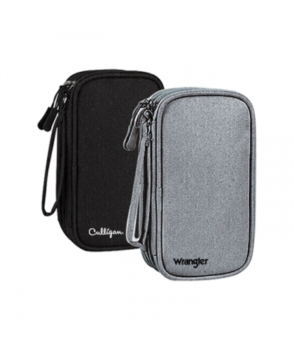 Water Repellent Polyester 2 Layer Gadget Pouch