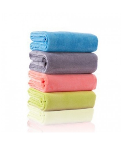Microfiber Travel Towel with Drawstring Pouch (750x350mm) - 90g
