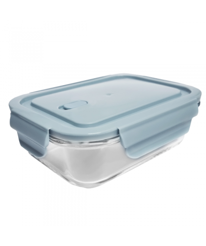 Borosilicate Glass Container with Lid 1040ml (1 Compartment)