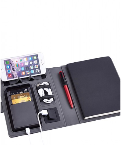 Wireless Power Bank with Notebook Sets