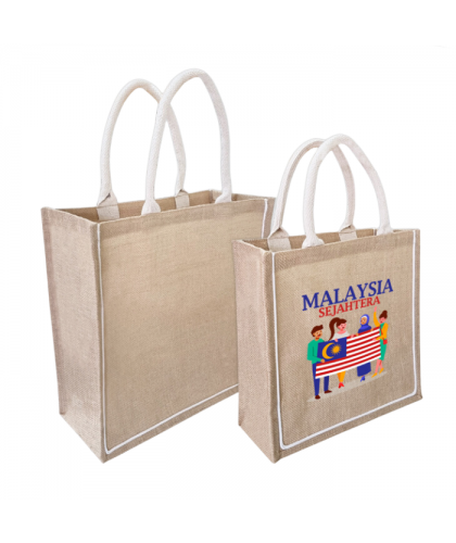 Jute Bag (Cotton Padded Handle)