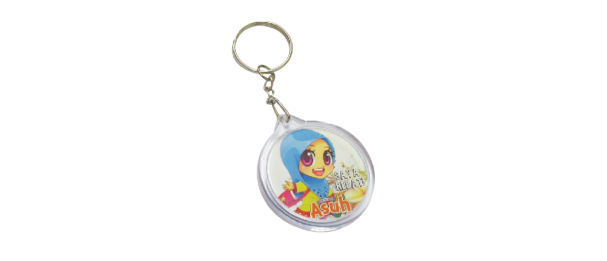 Acrylic Keychain - Round