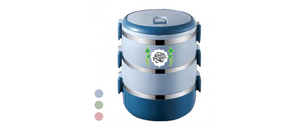 Lunch Jar 5 (3 Tiers) - Stainless Steel Lunch Jar