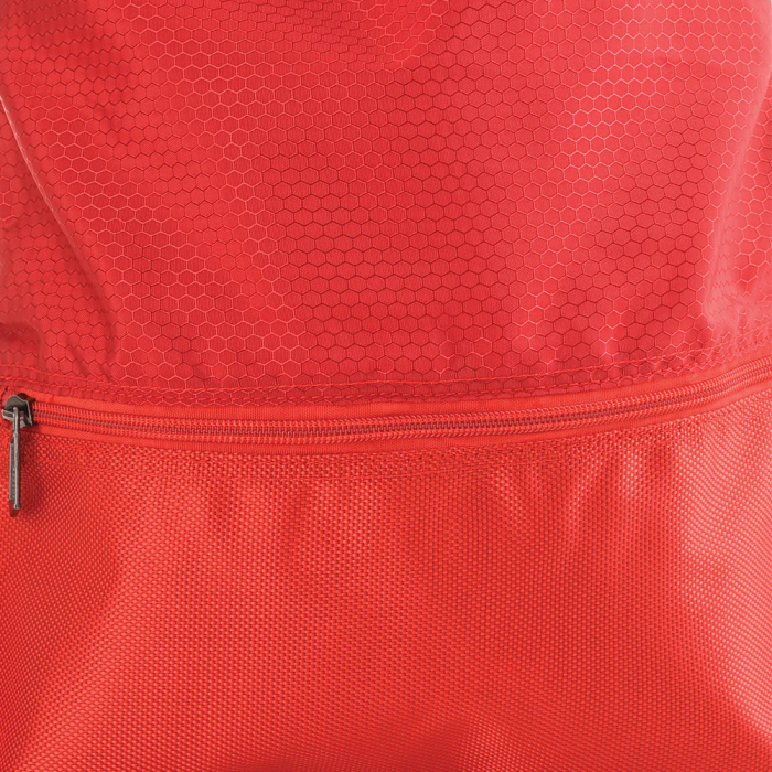 Nylon Drawstring Bag with Zipper Compartment
