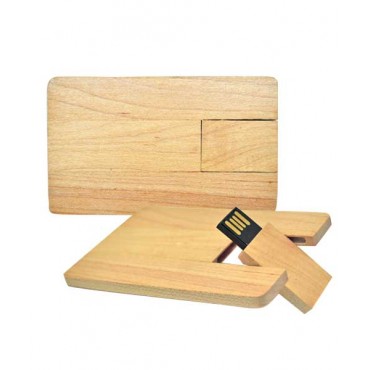 Wood Card USB Flash Drive   