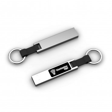 Slim Keychain USB with Lumious Logo