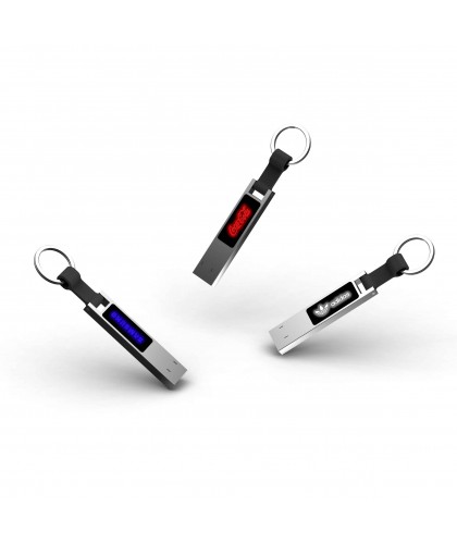 Slim Keychain USB with Lumious Logo