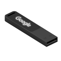 Slim USB with Lumious Logo