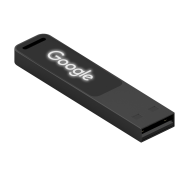 Slim USB with Lumious Logo
