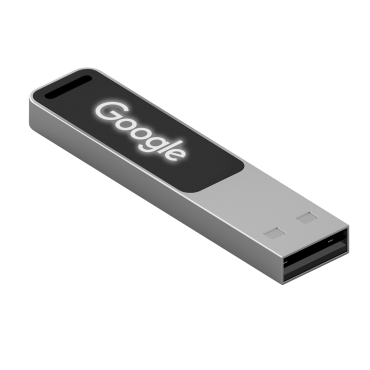 Slim USB with Lumious Logo
