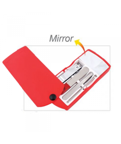 Manicure set (4pcs) with Mirror