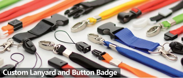 Custom Lanyard and Button Badge
