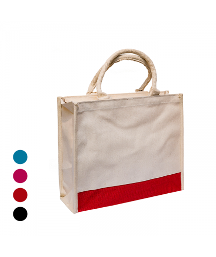 Laminated Canvas Bag with Zipper