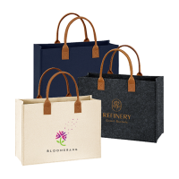 URBAN Felt 2 Tone Tote Bag - (30×40×13)