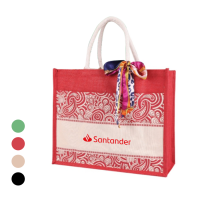 LINVIA Jute Bag With Twilly