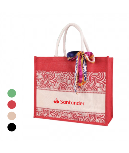 LINVIA Jute Bag With Twilly