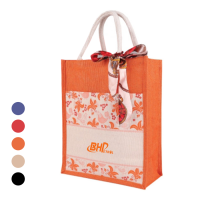 EKOYA Jute Bag With Twilly