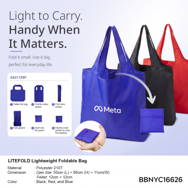 LITEFOLD Lightweight Foldable Bag