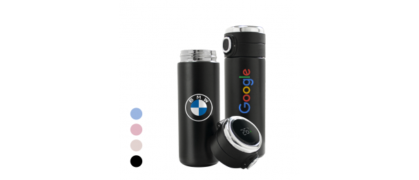 LED Touch Thermometer Stainless Steel Vacuum Flask