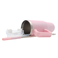 Travel Tumbler with Handle and Straw - 900ml