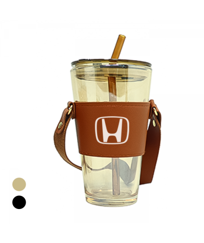 MONTE 3 Premium Color Glass Mug with PU Sleeve - 450ml