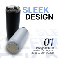 CASSEY Stainless Steel Thermos Tumbler – 580ml