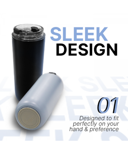CASSEY Stainless Steel Thermos Tumbler – 580ml