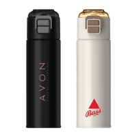 DUCK Dual Lid 316 S.Steel Bottle with Straw - 520ml