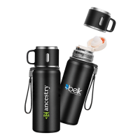 CUP Stainless Steel Vacuum Thermos Flask with Handle - 600ml
