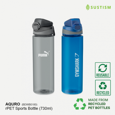 AQURO rPET Sports Bottles - 730ml