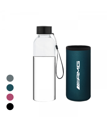 ARCANE Glass Bottle With Neoprene Pouch – 500ml