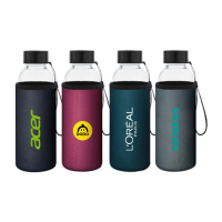 ARCANE Glass Bottle With Neoprene Pouch – 500ml