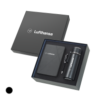  3 in 1 Gift Set (Vacuum Flask + Metal Pen + Notebook)