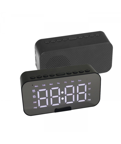 CLORIX Bluetooth Speaker with Digital Clock