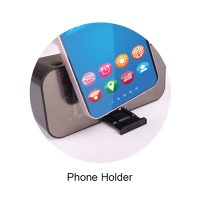 CLORIX Bluetooth Speaker with Digital Clock
