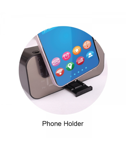 CLORIX Bluetooth Speaker with Digital Clock